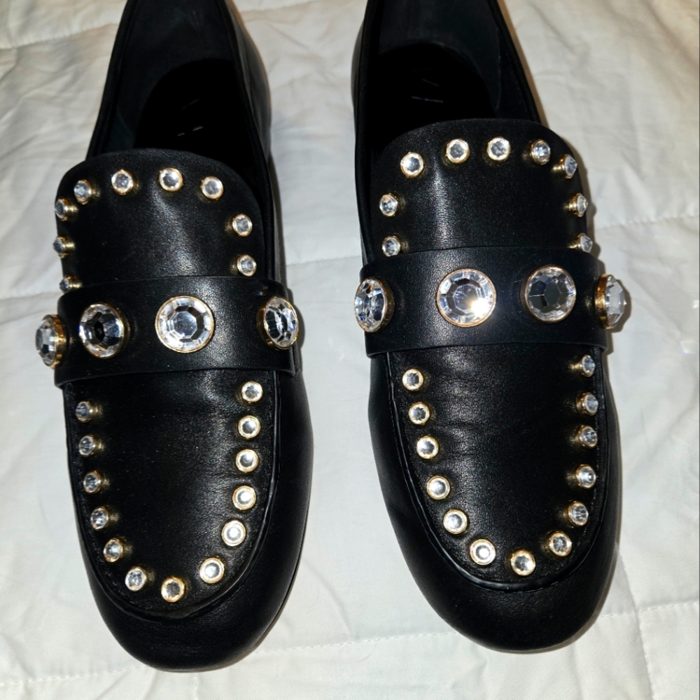 Karl Lagerfeld Paris Rhinstone Loafers